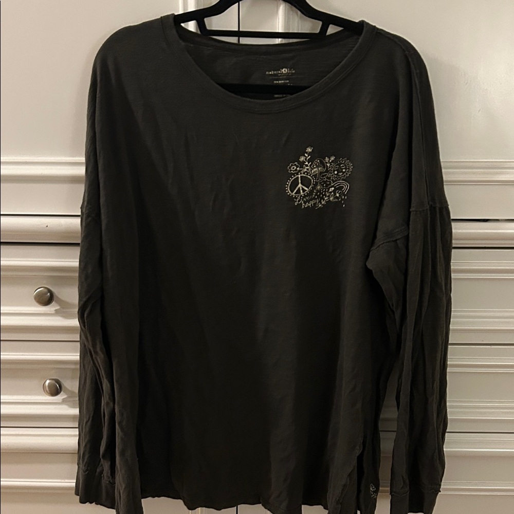 Natural Life Doodle Long Sleeved Tee
